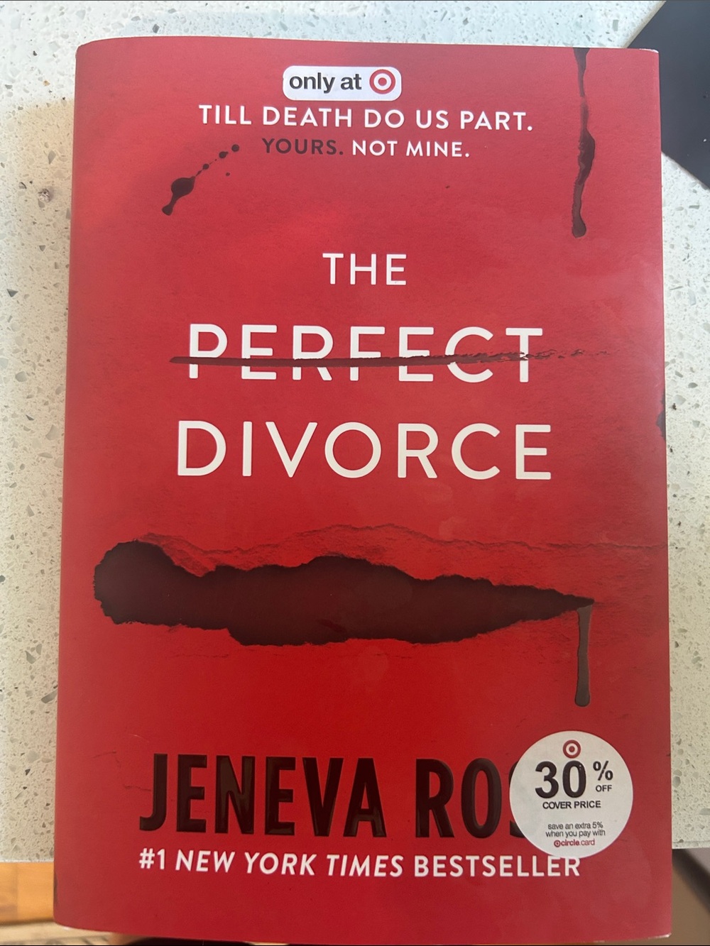 The Perfect Divorce by Jeneva Rose - Red Paperback